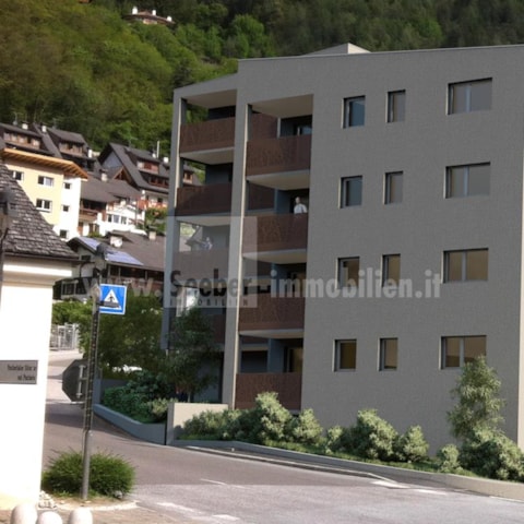 3-Zimmer-Wohnung mit Nord-West Balkon im zweiten Obergeschoss in Mühlbach, von wo aus Sie in 30 Minuten das Skigebiet Plose erreichen, zu verkaufen