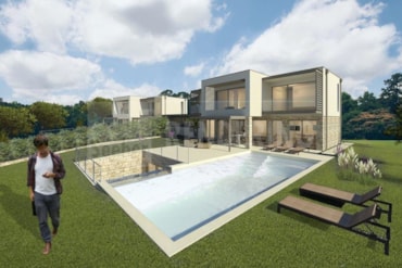Unique new build villa in top location in Lazise on Lake Garda for sale