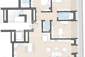 BOZEN ZENTRUM: Einzigartige Vierzimmer-Familienwohnung im letzten Stock mit riesiger Dachterrasse